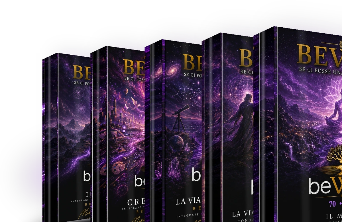Collana Maestria del Sé & Integrazione Spirituale 3D Stack Mockup