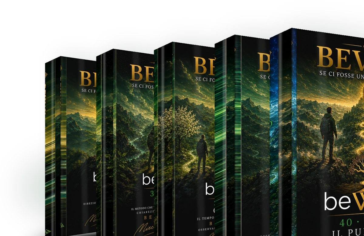 Collana Visione Strategica & Decisioni Limpide 3D Stack Mockup